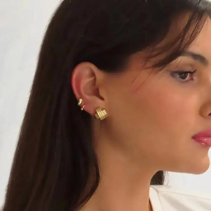 Celia Cross Stud Earrings