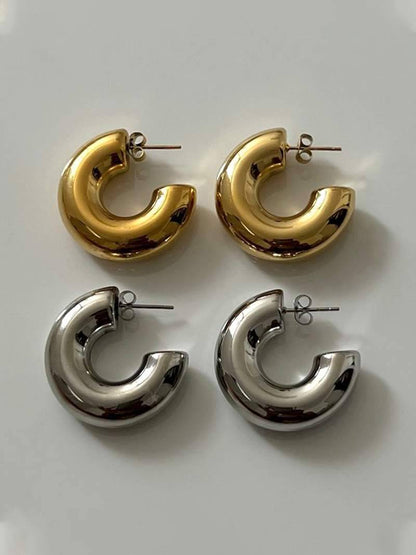Classic Chunky Statement Hoops