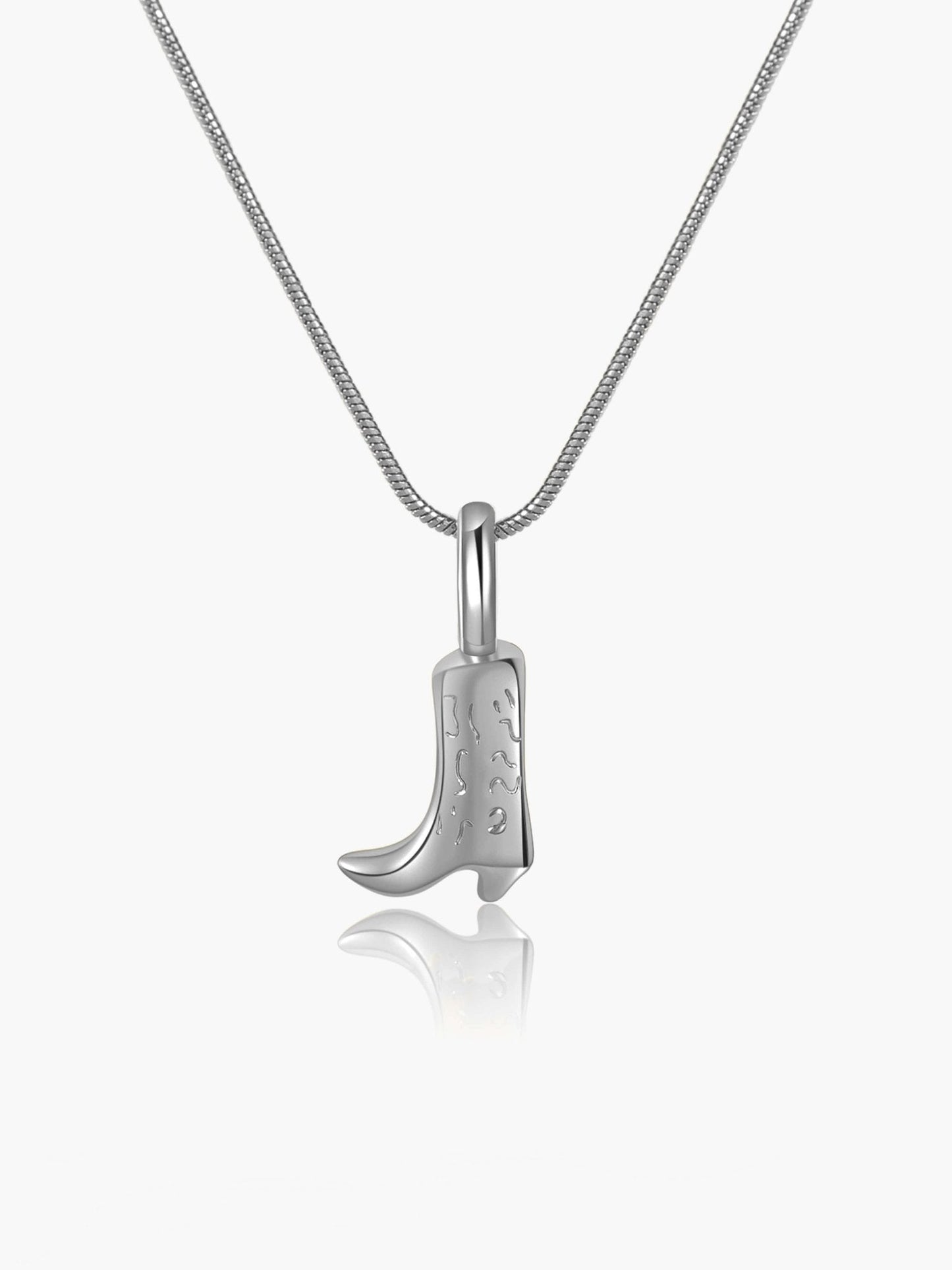 Cowboy Boot Pendant Necklace