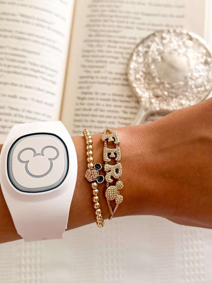 Customizable Bubble Letter Bracelet