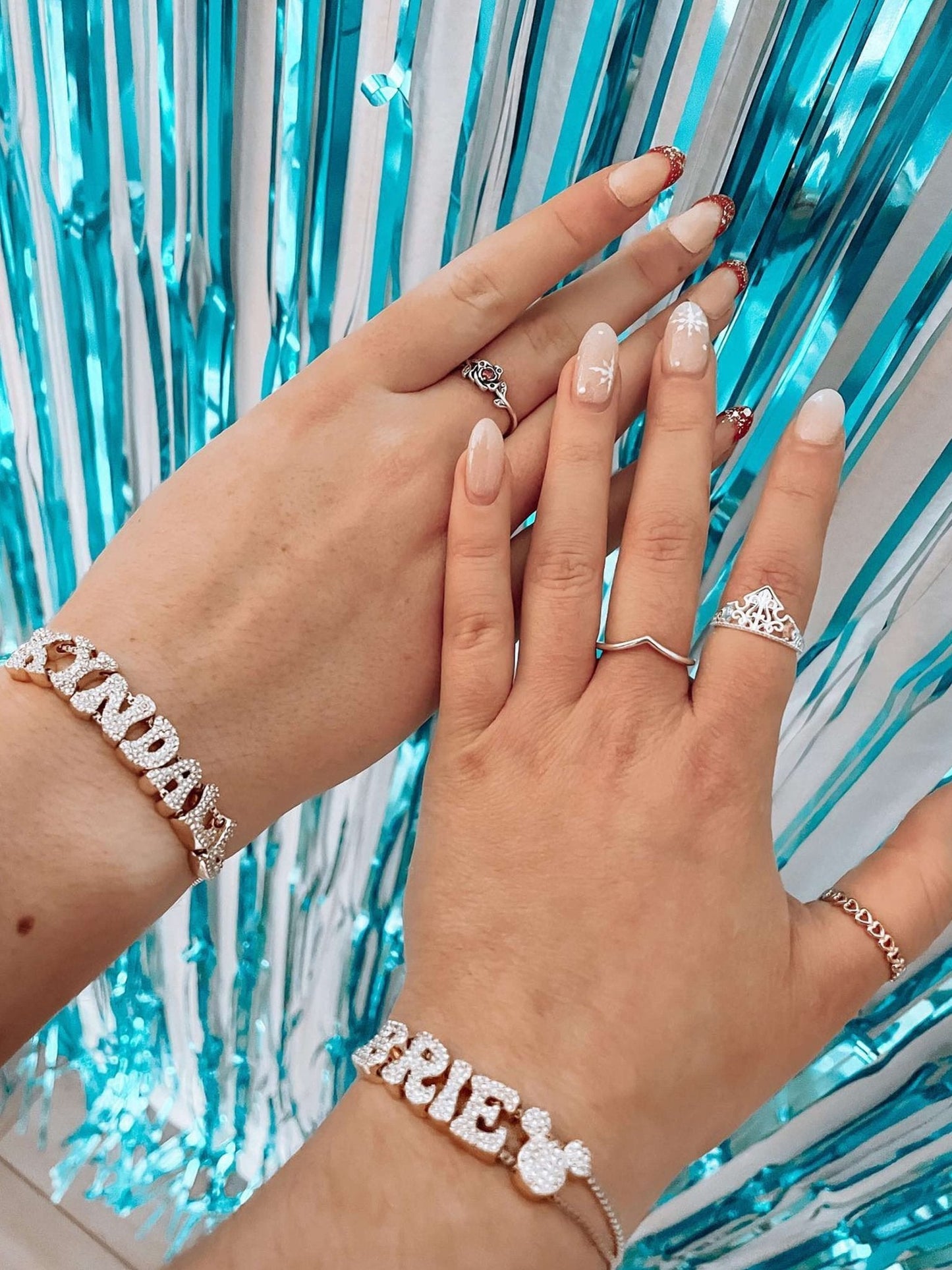 Customizable Bubble Letter Bracelet