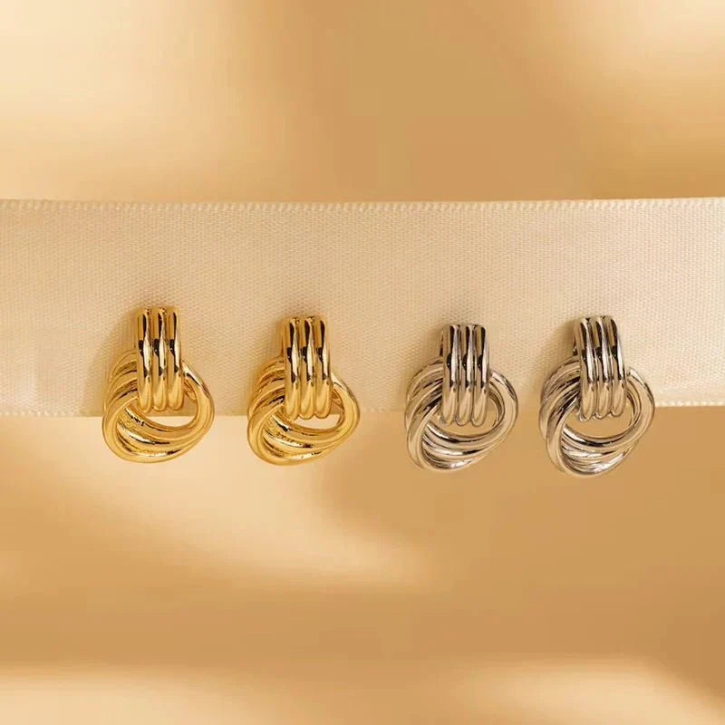 Emily Knot Stud Earrings
