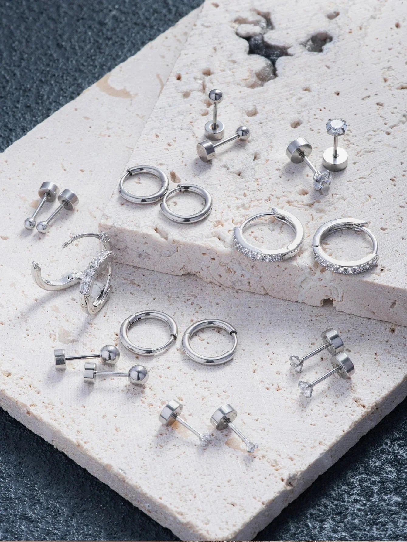 Emma Earring Hoop Set 10pcs