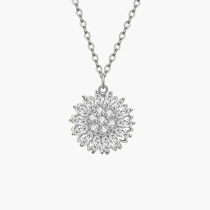 Flower Anxiety Spinner Necklace