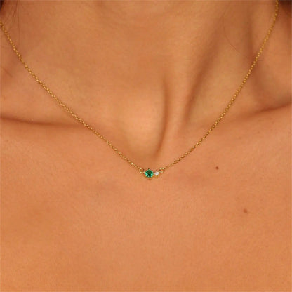 Hayley Birthstone Necklace