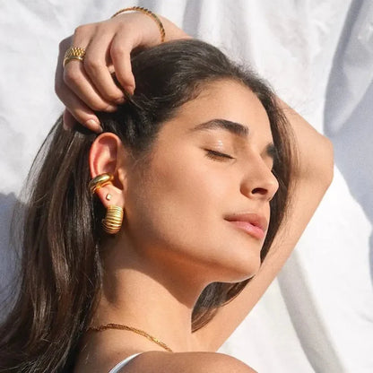 Jaime Chunky Hoop Earrings