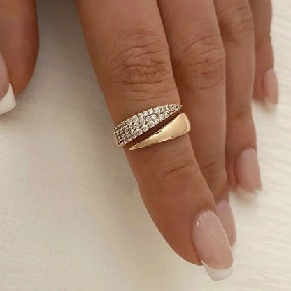 Jessica Pave Zirconia Ring