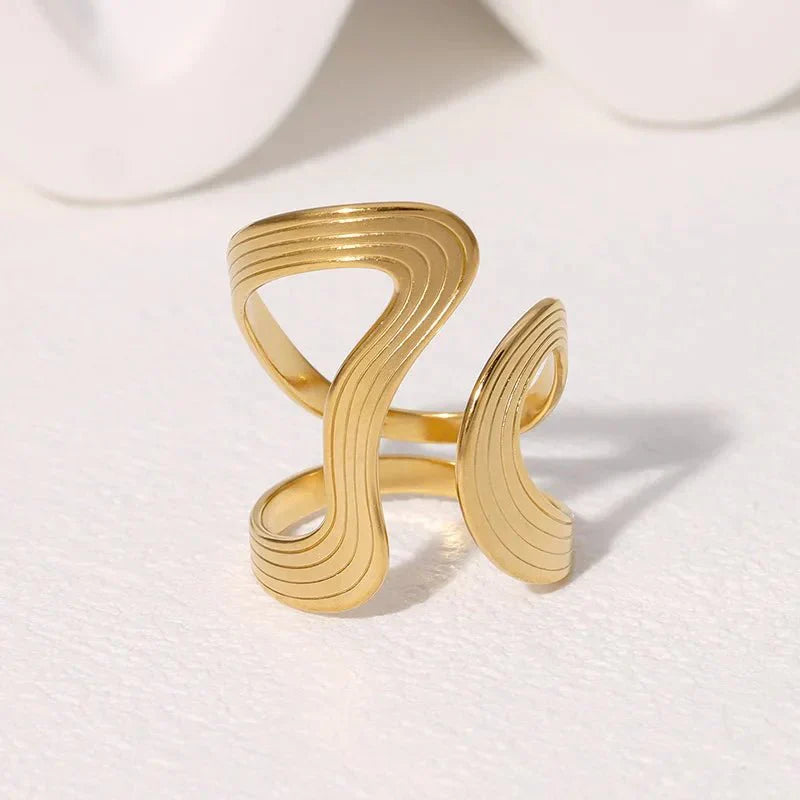 Kendra Asymmetrical Wave Ring