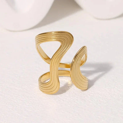 Kendra Asymmetrical Wave Ring