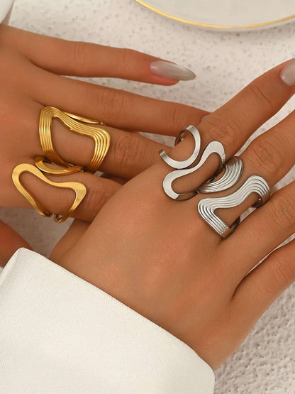 Kendra Asymmetrical Wave Ring