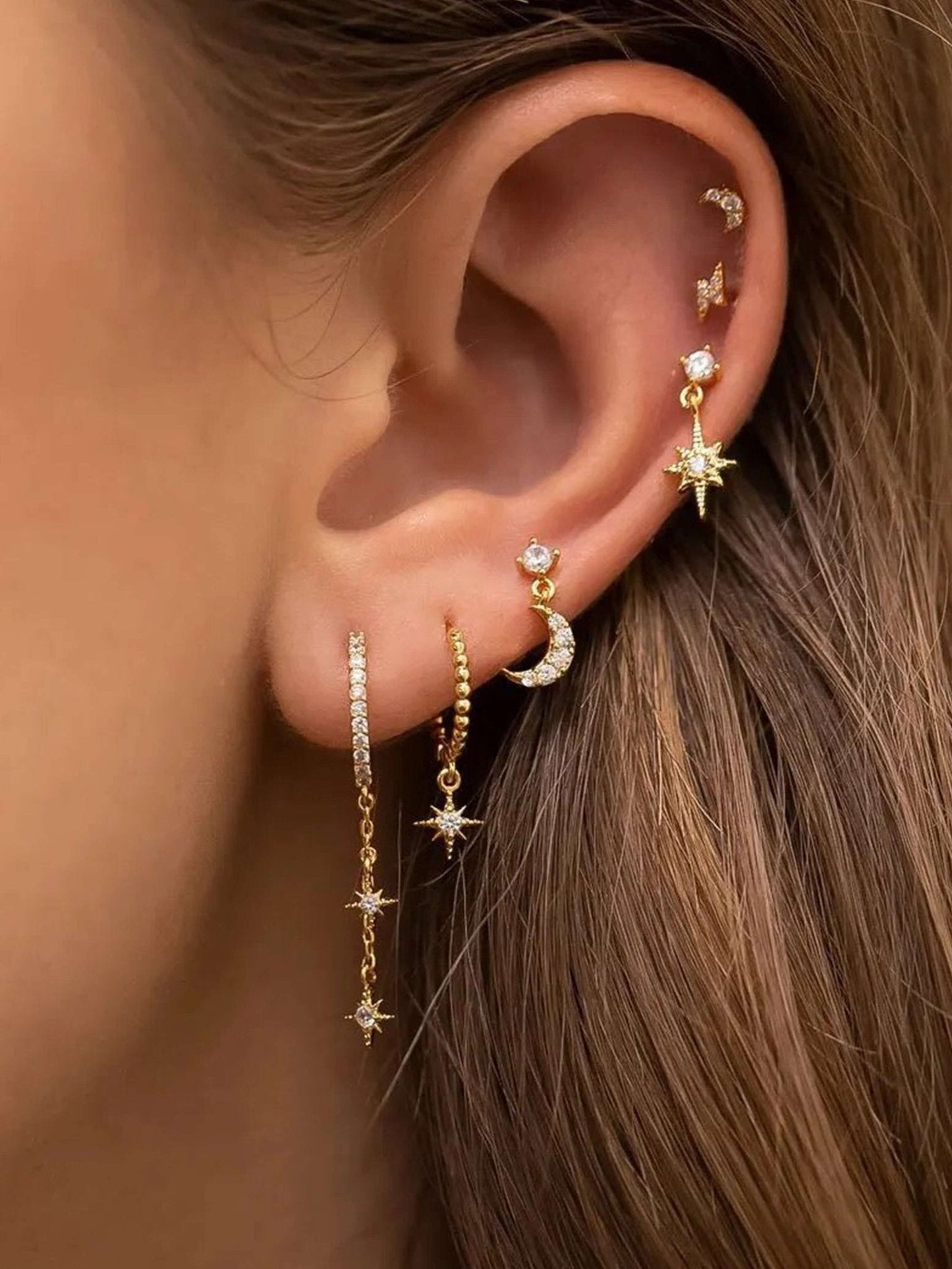 Kira Dainty Earrings Set