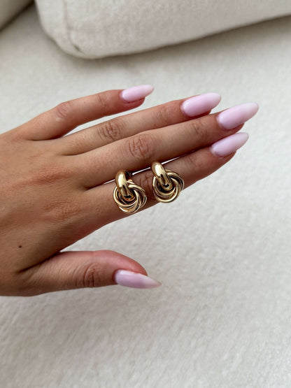 Timeless Twist Knot Earrings