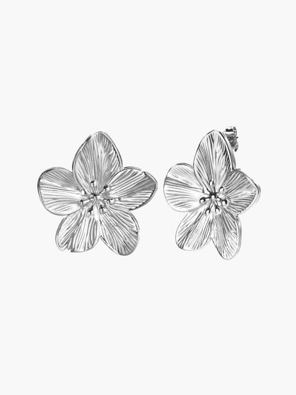 Lea Flower Statement Earrings