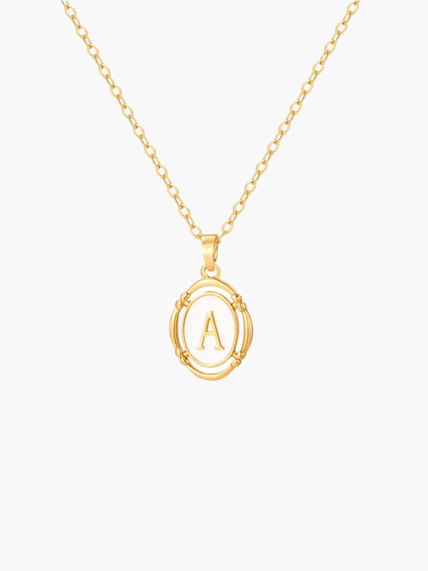 Liza Initial Pendant Necklace