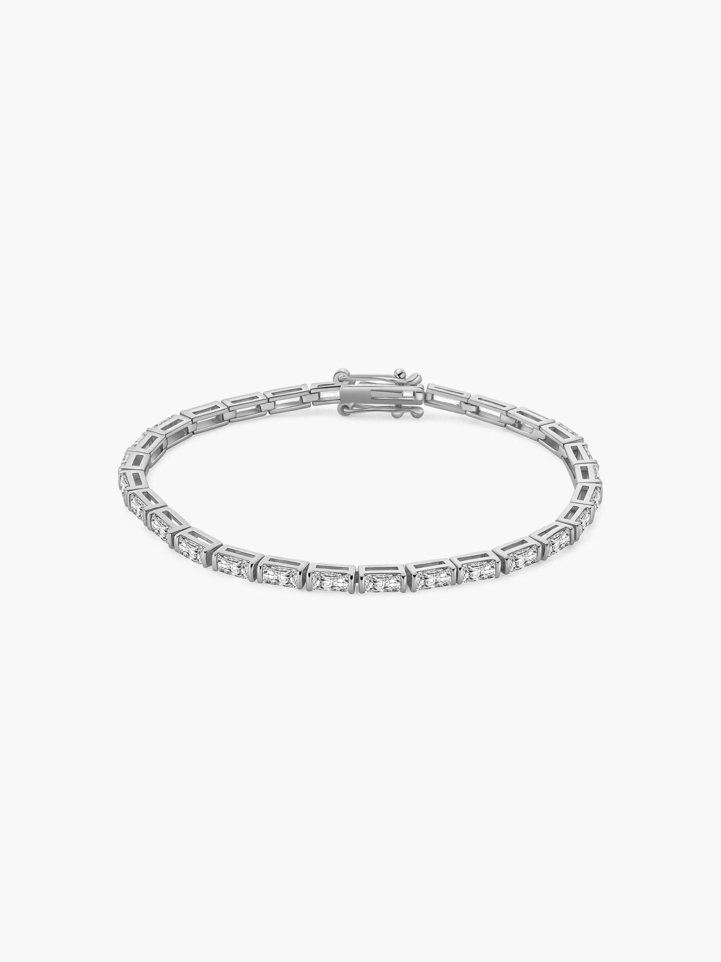 Louisa Baguette Zirconia Tennis Bracelet