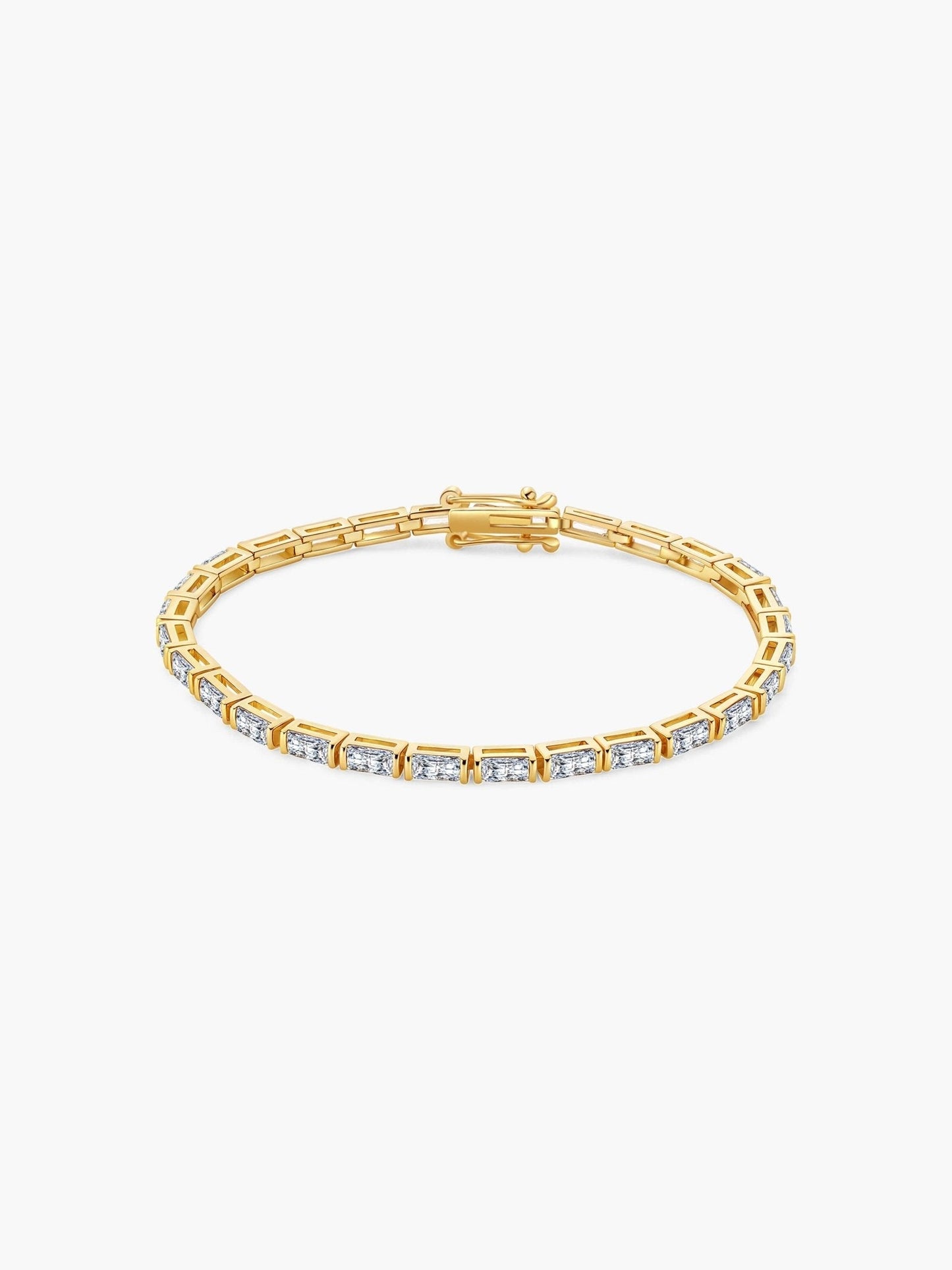 Louisa Baguette Zirconia Tennis Bracelet