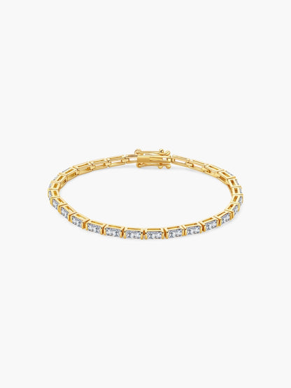 Louisa Baguette Zirconia Tennis Bracelet