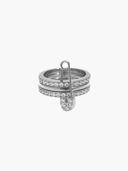Monica Pinned Zirconia Ring