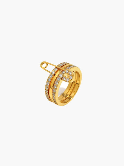 Monica Pinned Zirconia Ring