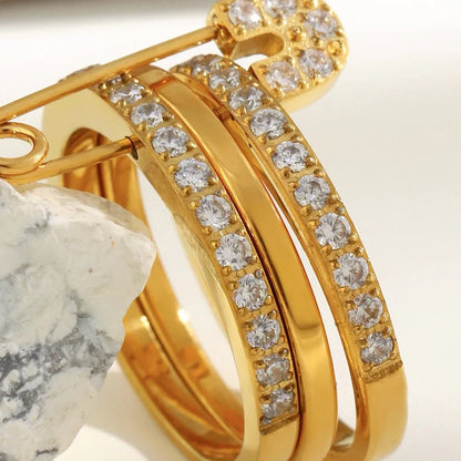 Monica Pinned Zirconia Ring