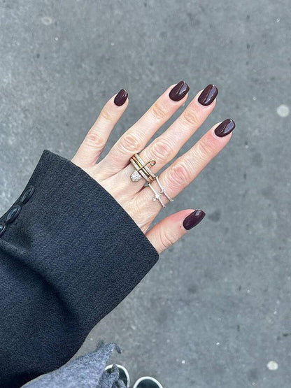 Monica Pinned Sparkle Band Ring