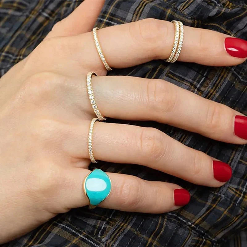 Nadia Micro Pave Ring