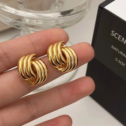 Noemi Three-Layer Earrings