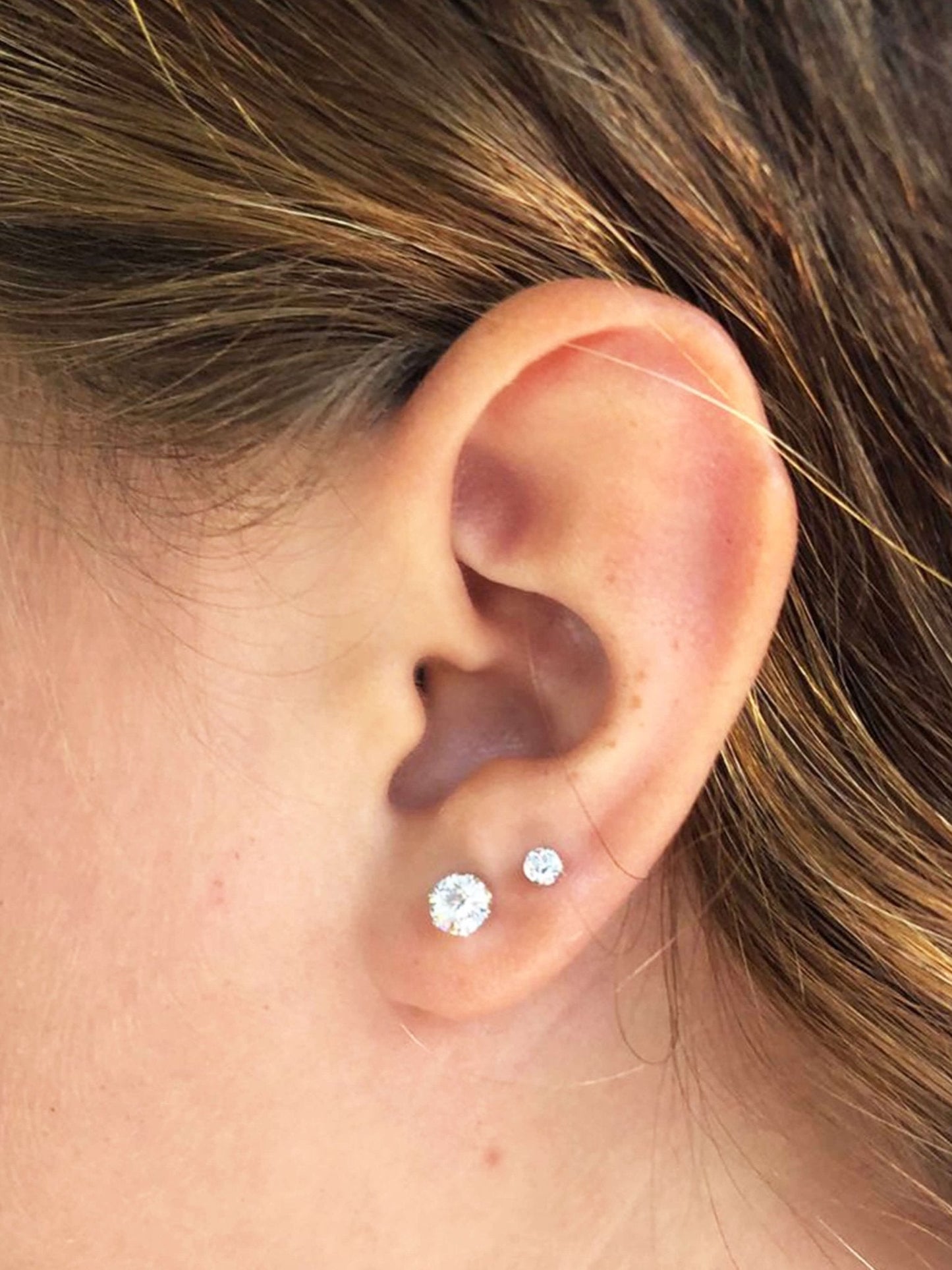 Nora Zirconia Mini Stud Earrings