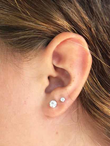 Nora Zirconia Mini Stud Earrings