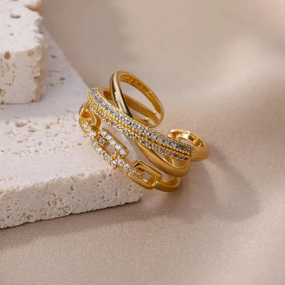 Rachel Adjustable Twist Ring