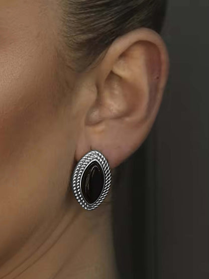 Regina Leaf-Shaped Earrings