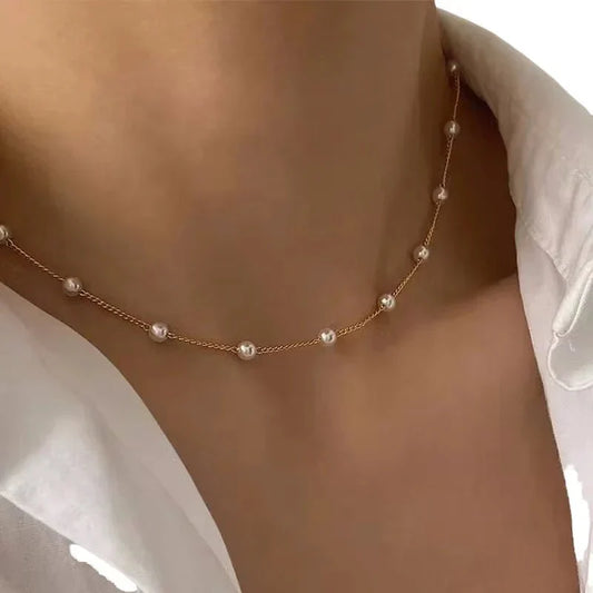 Ruth Pearl Choker Necklace