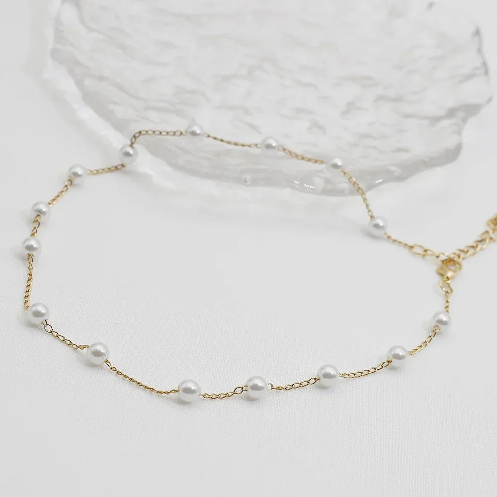 Ruth Pearl Choker Necklace