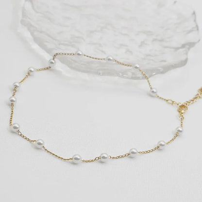 Ruth Pearl Choker Necklace
