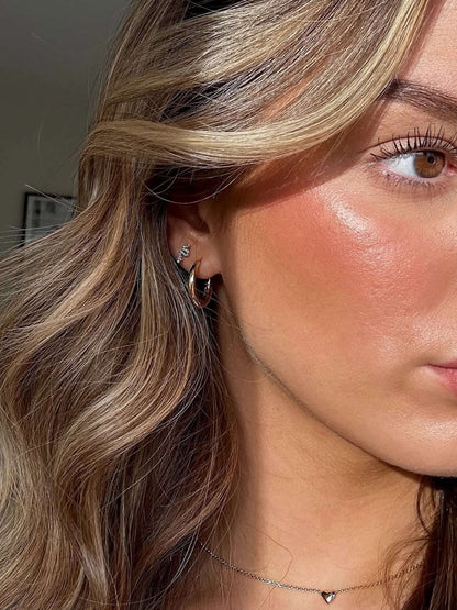 Sabrina Classic Hoop Earrings Set