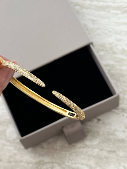 Serenity Gemstone Cuff Bracelet