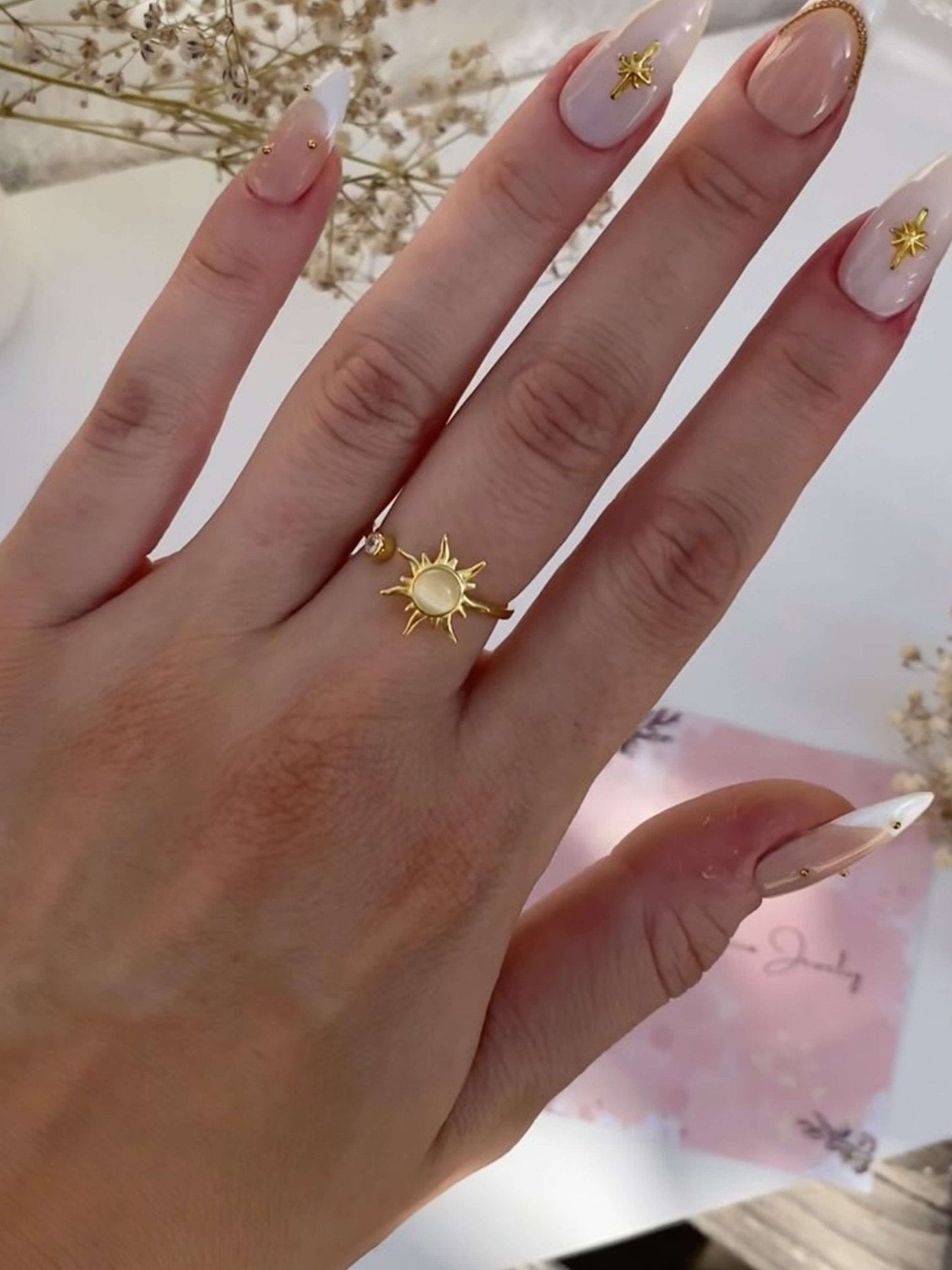 Sun Anxiety Spinner Ring