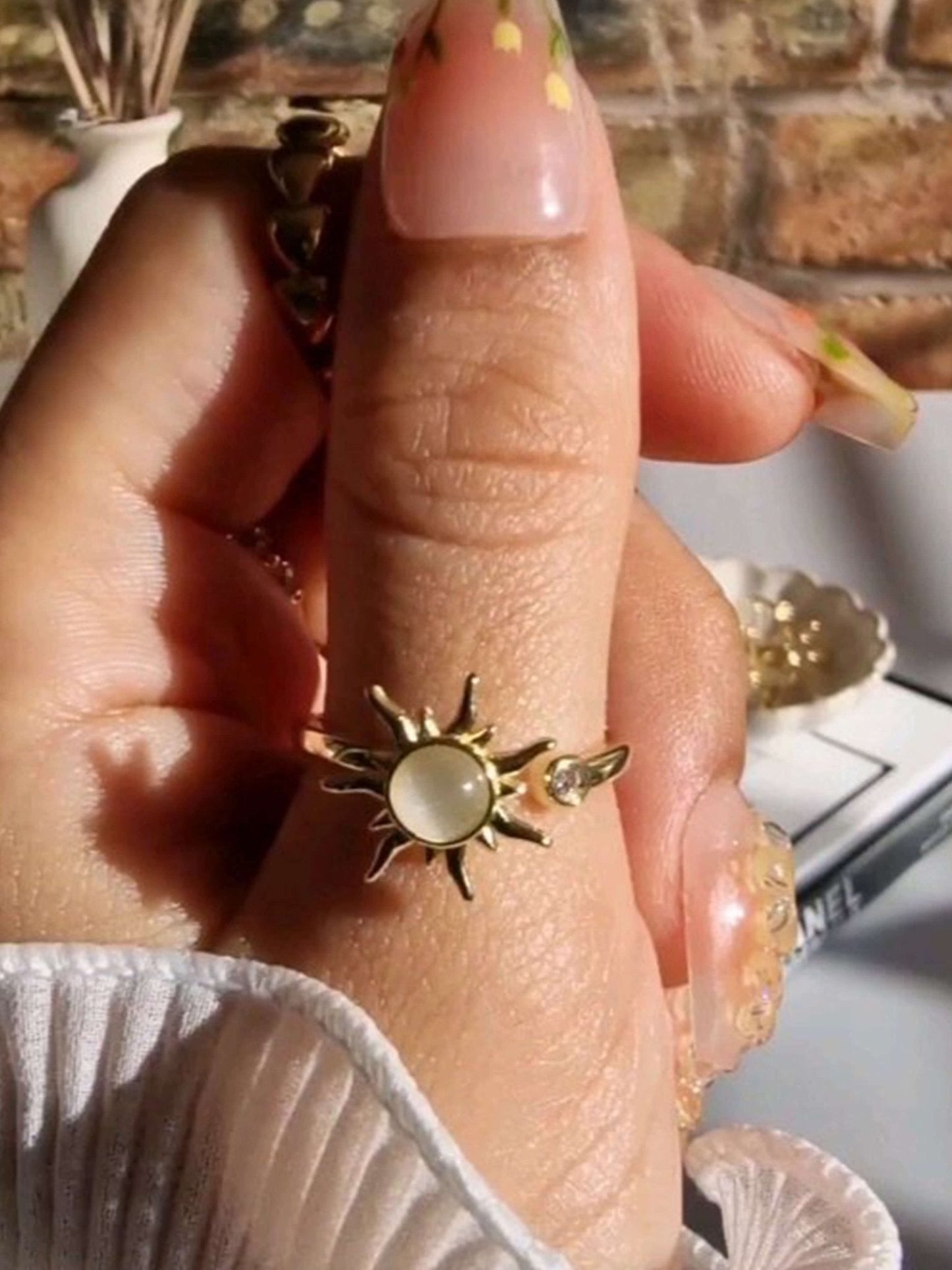 Sun Anxiety Spinner Ring