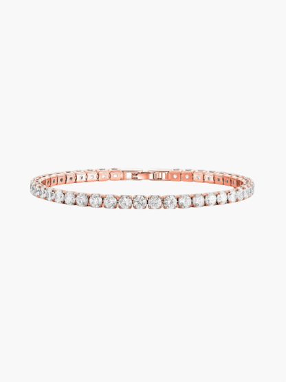 Round Cut Zirconia Tennis Bracelet