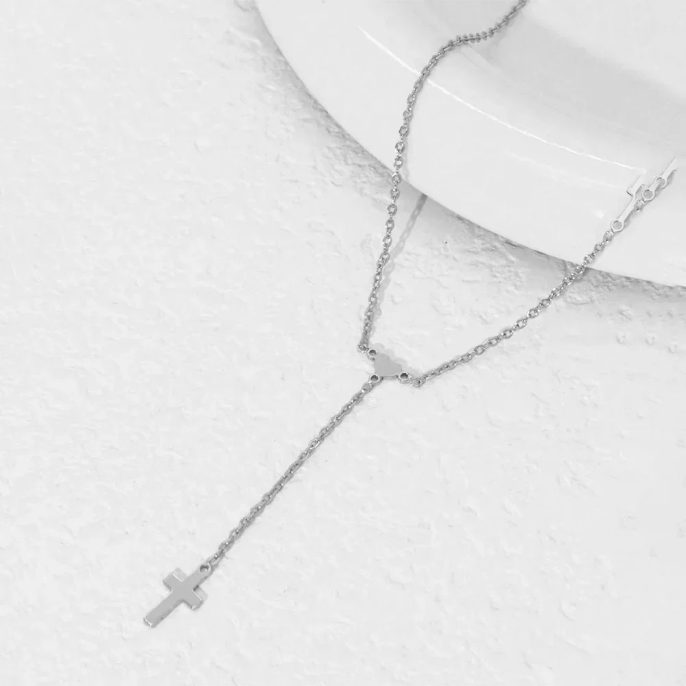 Valencia Cross Pendant Necklace