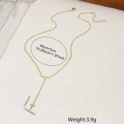 Valencia Cross Pendant Necklace