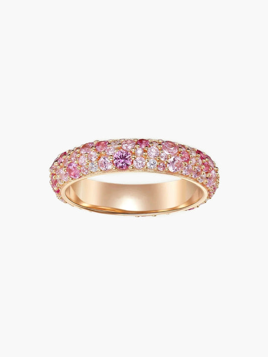 Valentina Gradient Rhinestone Band Ring