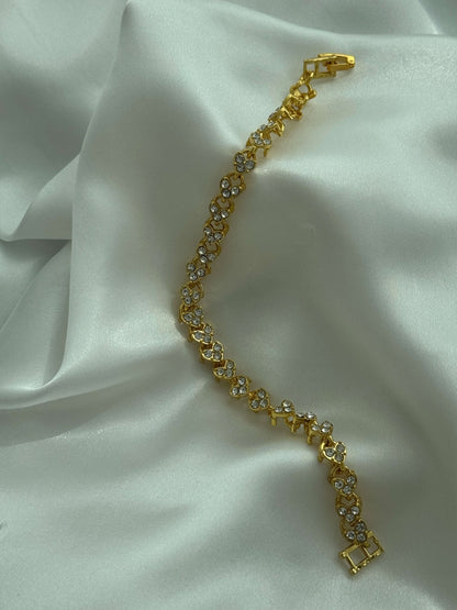 Viona Heart Zirconia Tennis Bracelet